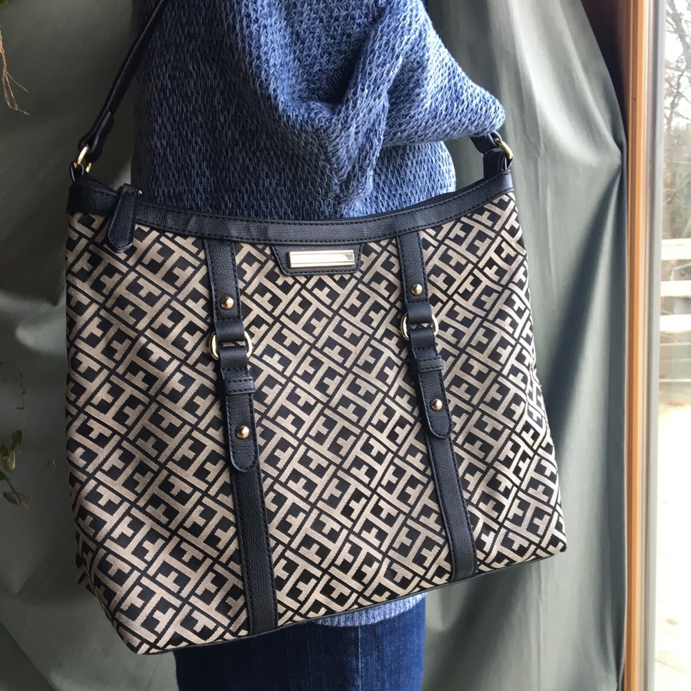 TOMMY HILFIGER 💙Shoulder Bag Tote Logo